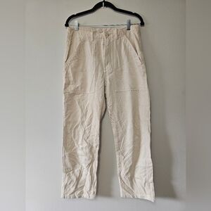 83 Zara Beige Off White Jeans Size s